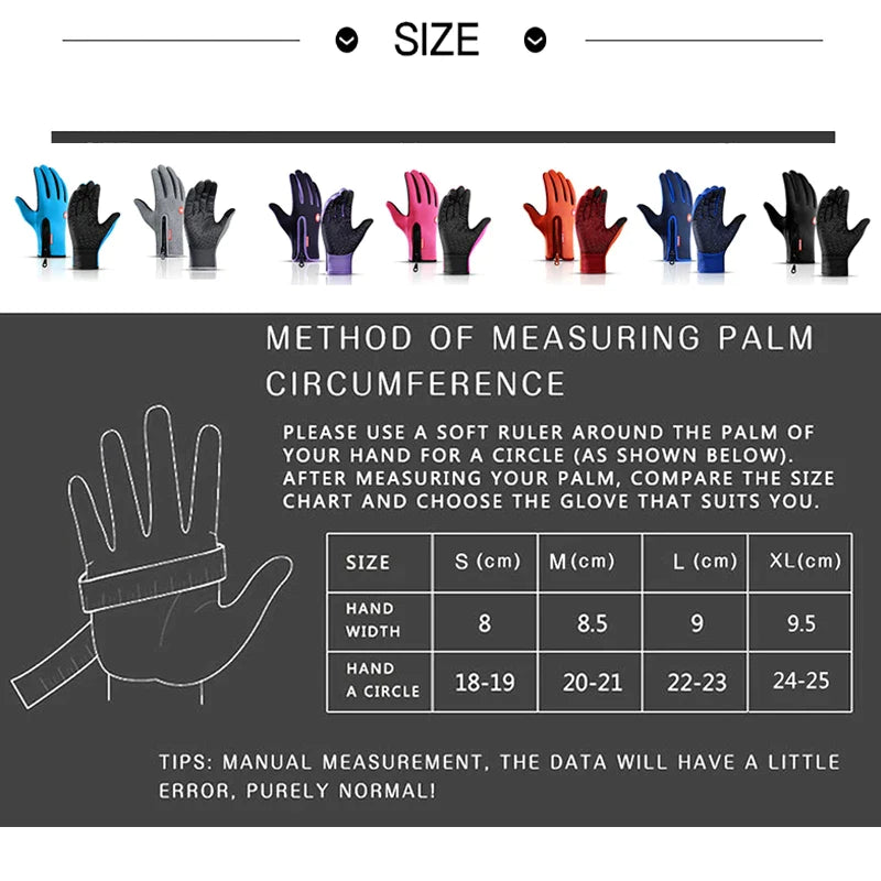 Ultimate Waterproof & Windproof Thermal Touch Gloves